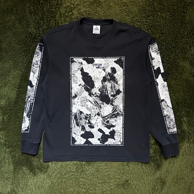 [L] 나이키 ACG 22ss Abstract Rock 롱슬리브 블랙