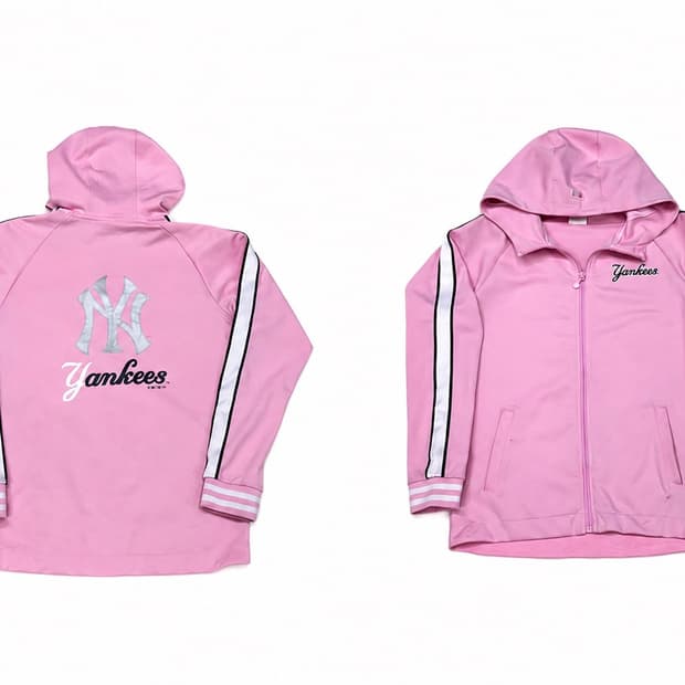 MLB yankees milky pink jersey