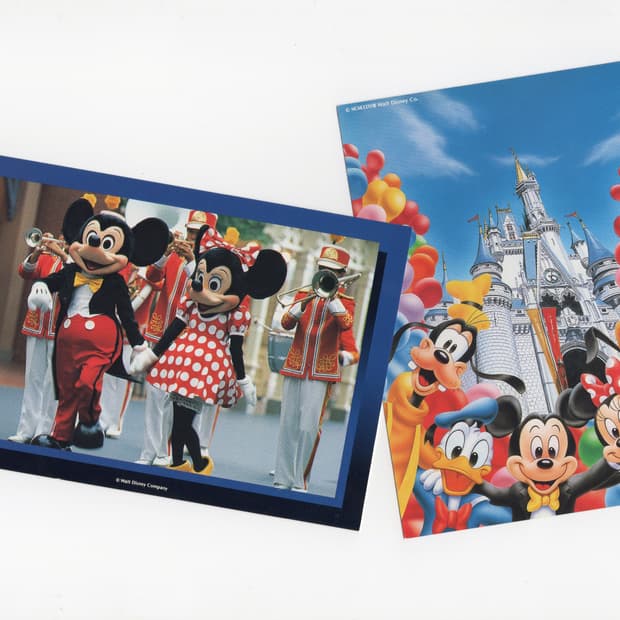 90년대 도쿄디즈니랜드 포스트카드 전 21종 - 1 