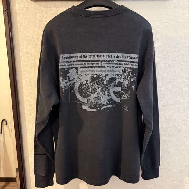 Cav Empt 카브엠트 스톤워시 롱슬리브 