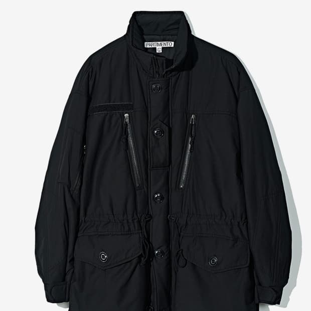 [M] 파르티멘토 80s IECS 필드 패디드 자켓 블랙