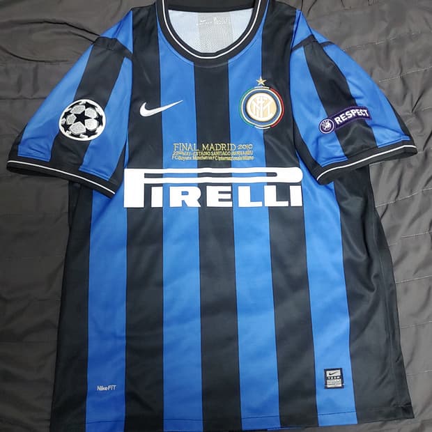 나이키 인터밀란 2010 챔스 결승 유니폼 스네이더 풀마킹
