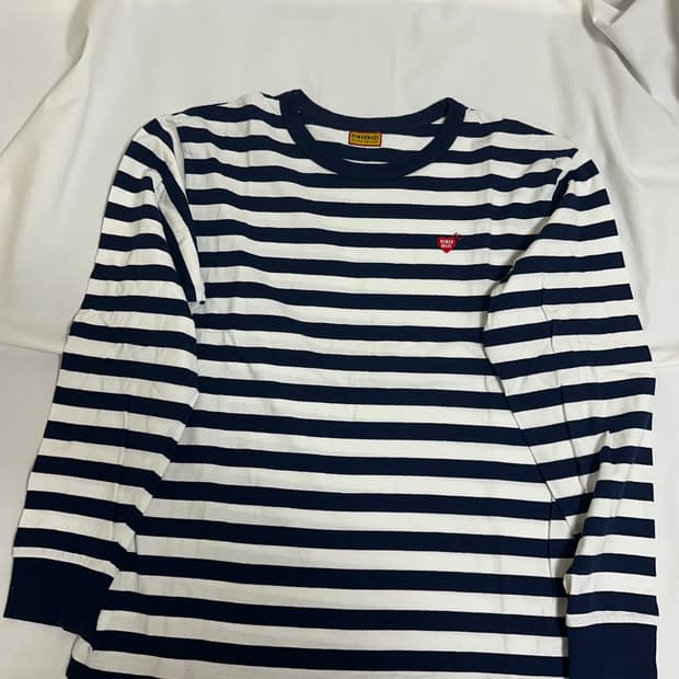 휴먼메이드 스트라이프 롱슬리브 xxl