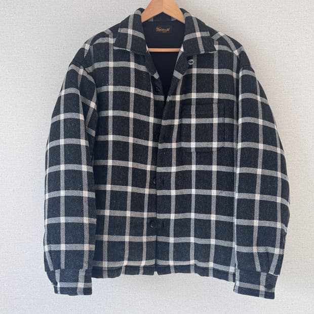 2)Visvim Motorclub Keesey Check Down jkt