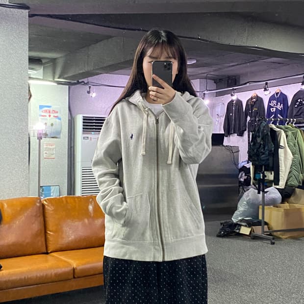 폴로 랄프로렌 포니 스웻후드집업 B2709