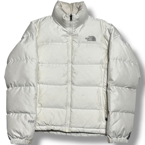 The North Face 눕시 600 화이트 패딩