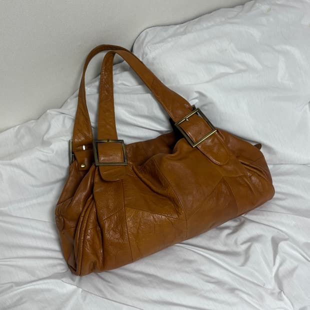 빈티지 레더 숄더백