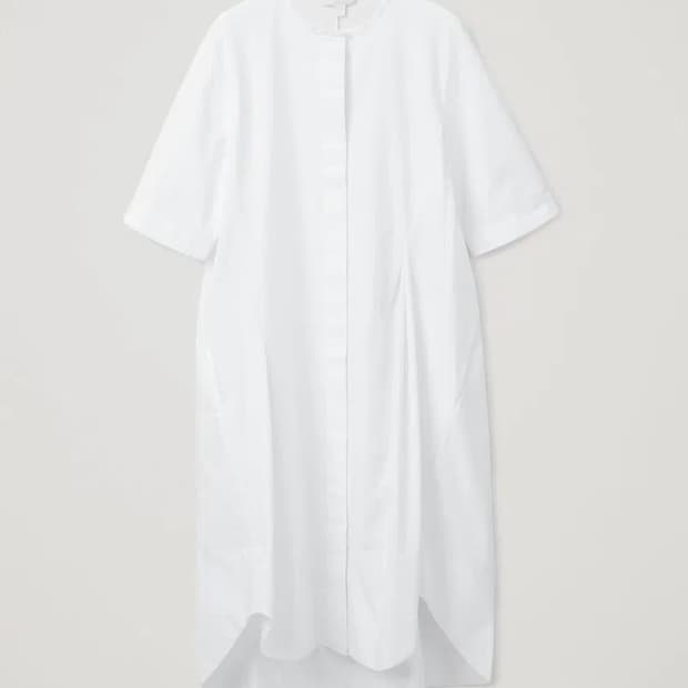 Cos grandad shirt dress with darts