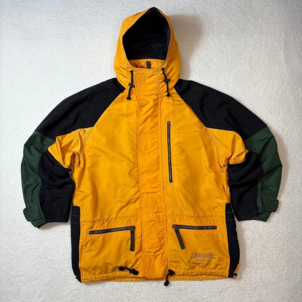 데상트 00's 고프코어 배색 윈드 자켓 PN6077