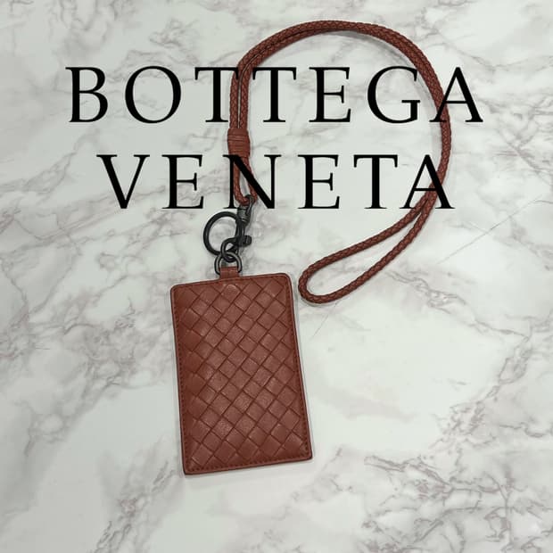 BOTTEGA VENETA 보테가베네타 카드 홀더 목걸이