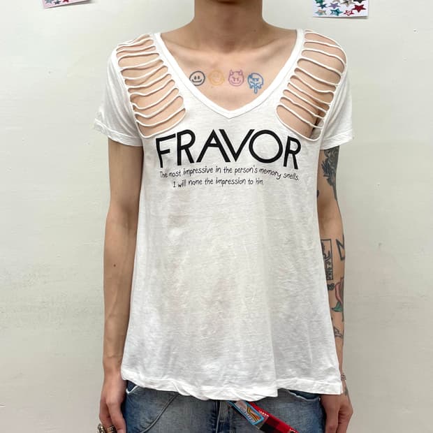 FPAVOR Shoulder Slit T-shirt
