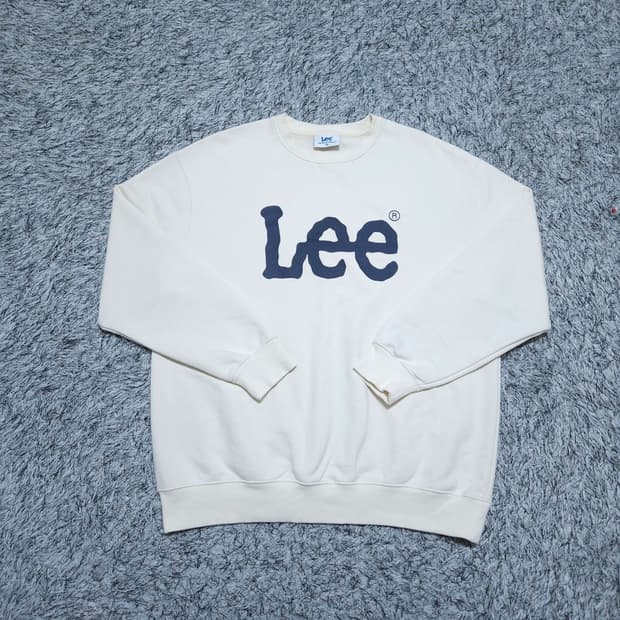 Lee) M 남자 아이보리 맨투맨티셔츠 / 왕눈이샵
