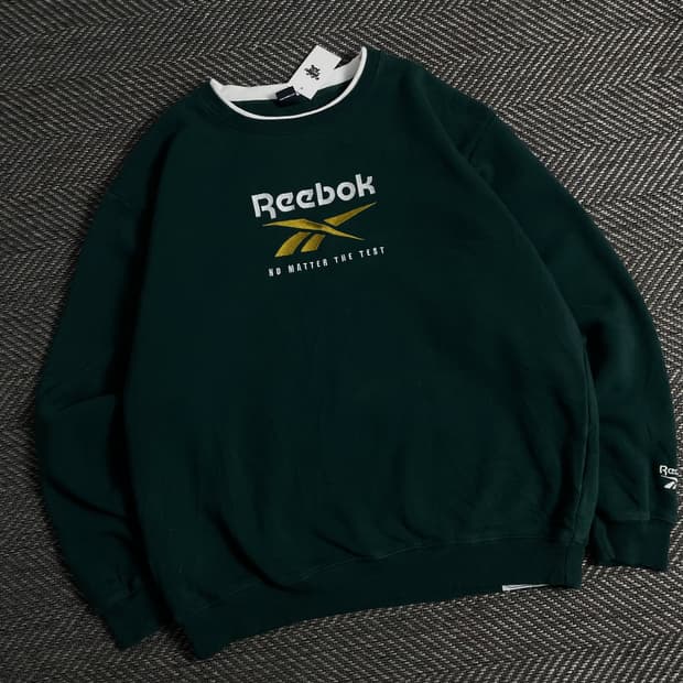 리복 클래식 빅로고 크루넥 스웻 셔츠 y 3588