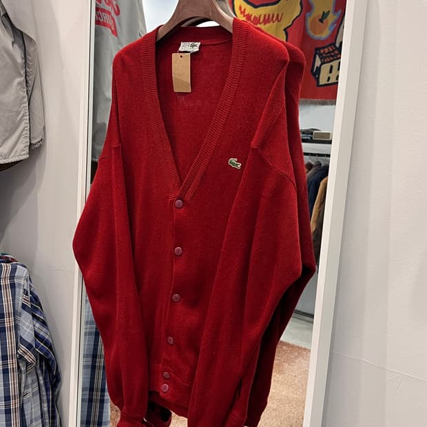 90s Lacoste 라코스테 가디건 (made in Spain)