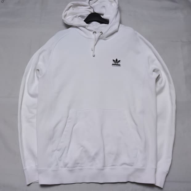 아디다스 후드티 L (화이트)