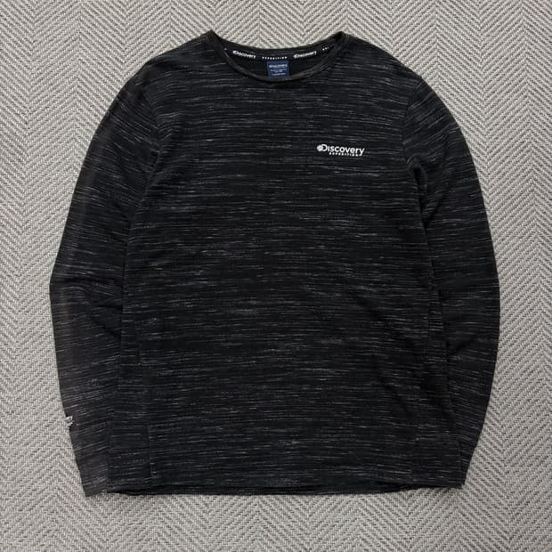 디스커버리 베이직 로고 롱슬리브 v2230