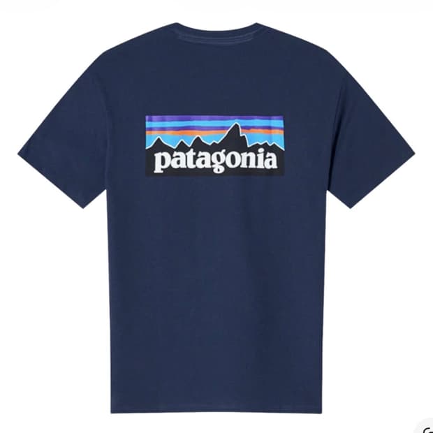 파타고니아 P-6 로고 리스폰시빌리티 반팔 XL 네이비