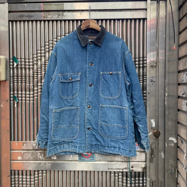 70s USA Ward 빈티지 데님 초어 워크 자켓
