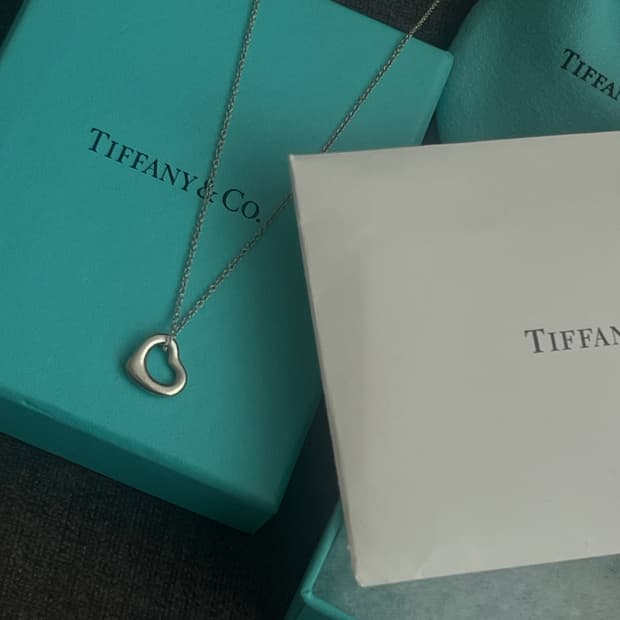 티파니 앤코 엘사퍼레티 오픈하트 11mm 목걸이