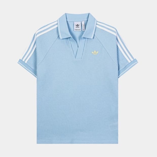 아디다스 스카이블루 폴로 셔츠XXL
