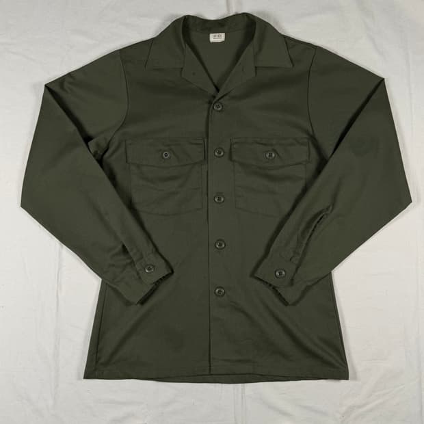 80s OG 507 USA 미군 군복 셔츠