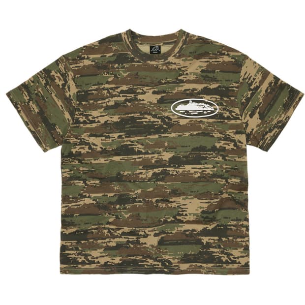 코르테이즈 퍼프 아일랜드 디지털 카모 반팔티 m