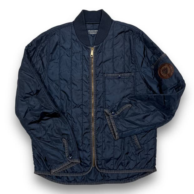 폴로 진스 컴퍼니 네이비 퀼팅 블루종 자켓