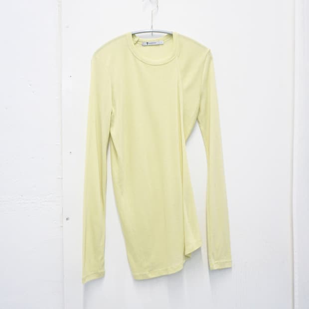 T by ALEXANDER WANG mesh long-sleeve top