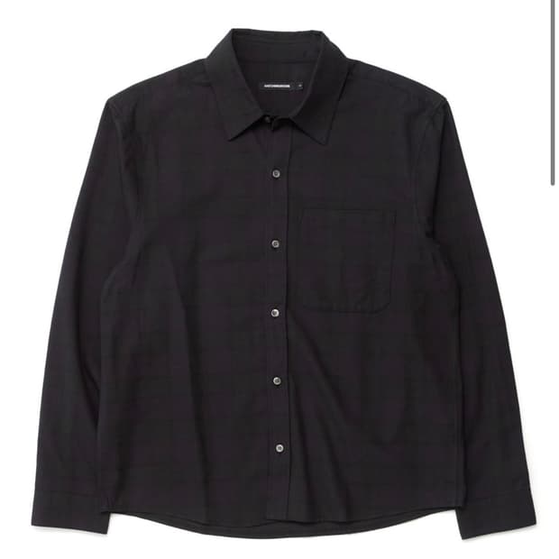 [3] 해칭룸 레귤러 셔츠 블랙 와치 regular shirt