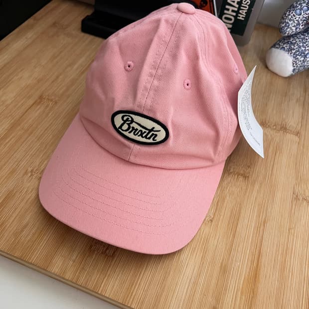로고 자수 모자