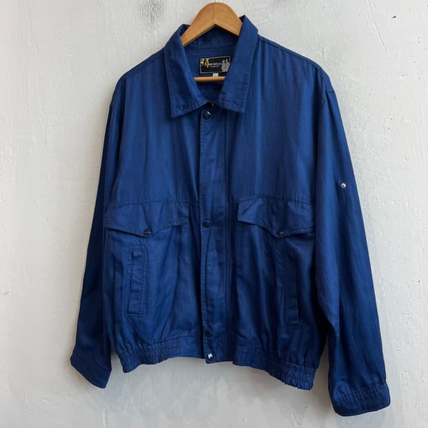 YOU-COH SILK JPN 린넨 실크 봄버자켓