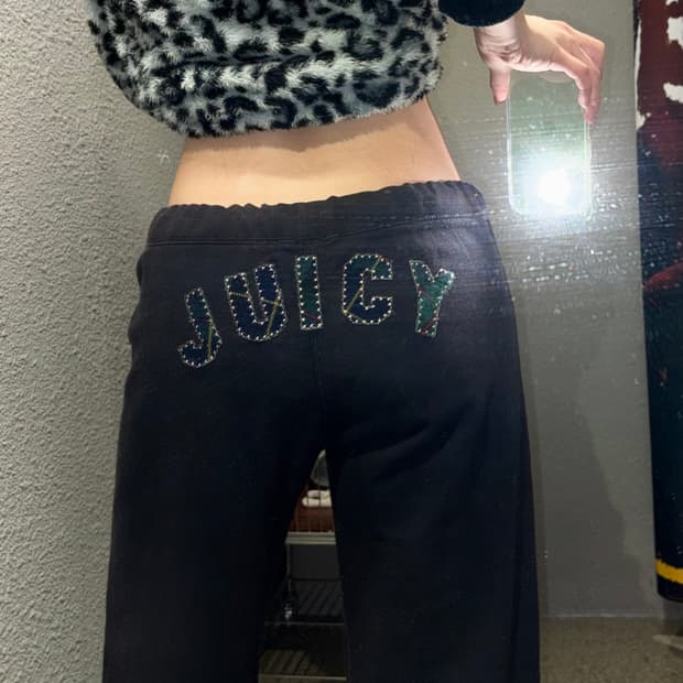 쥬시꾸뛰르 로우라이즈 스웻팬츠