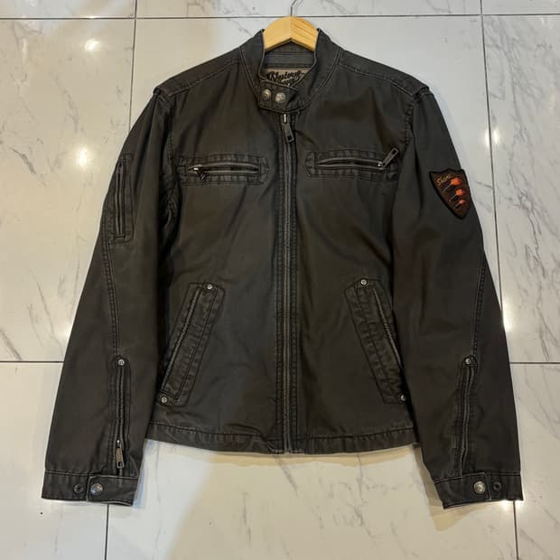 빈티지 Y2K 투포켓 남성 자켓 패치자켓