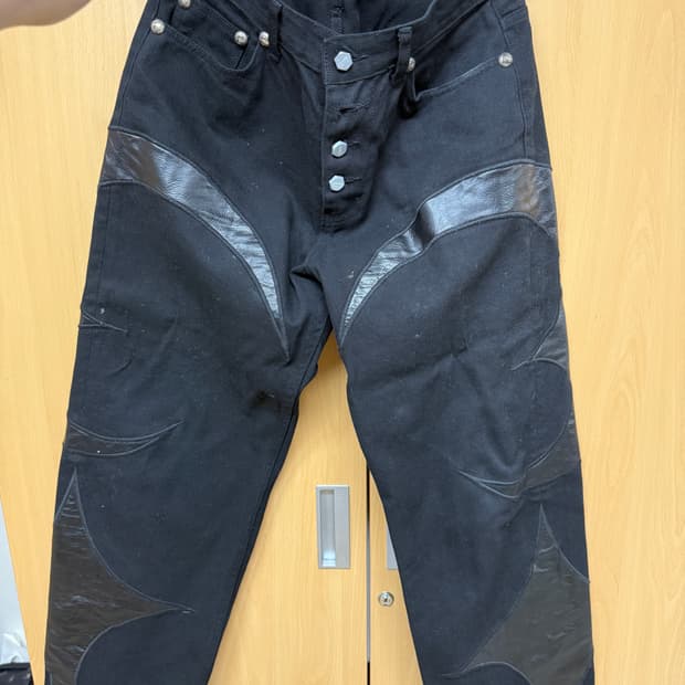 떠그클럽 레더팬츠 올검 사이즈2