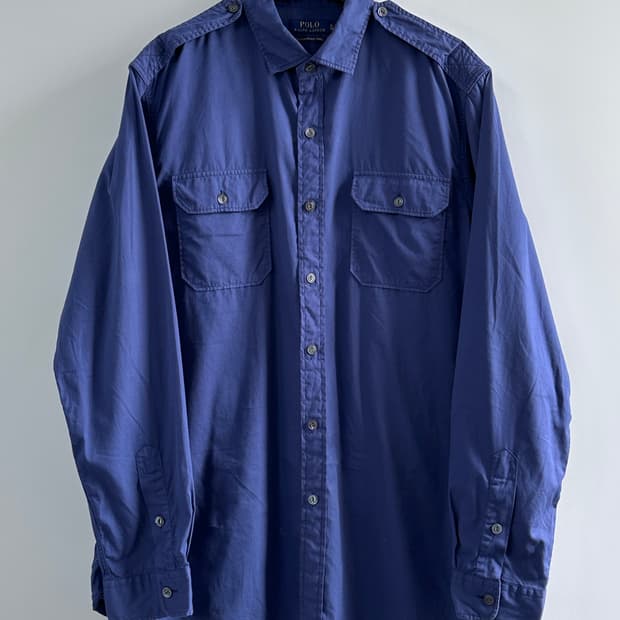 폴로 네이비 사파리 셔츠 (va.85)