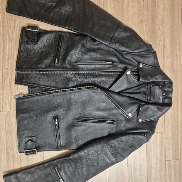 비바스튜디오 램스킨 라이더 자켓 L