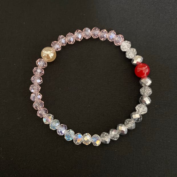 크리스탈 비즈 팔찌