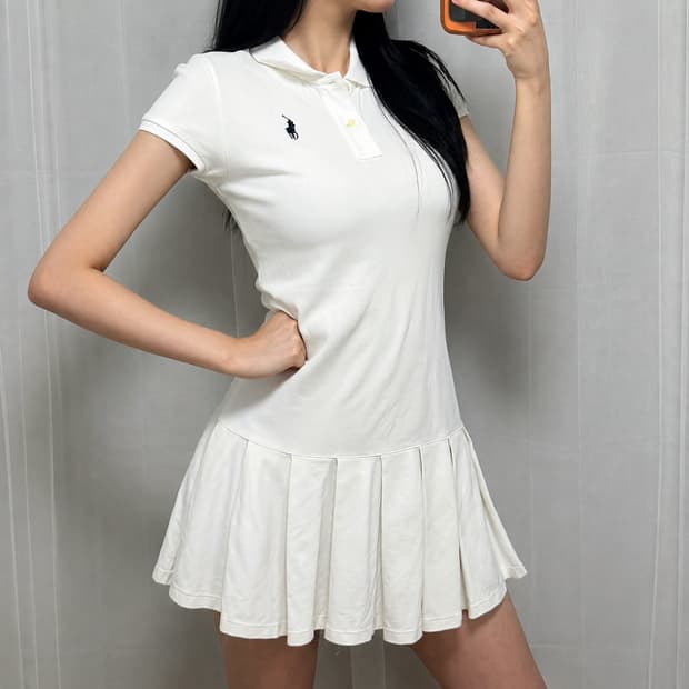 폴로 랄프로렌 플리츠 피케 원피스