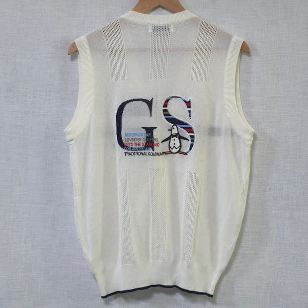 먼싱웨어 일본수입 정품 니트 베스트 골프웨어 여름 조끼 여성 77