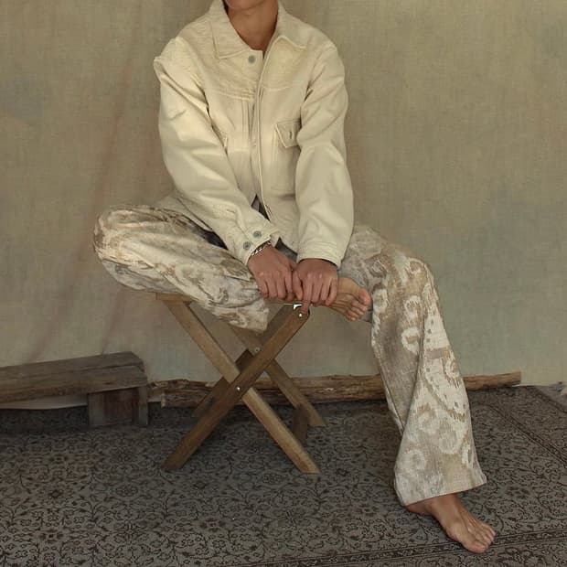 kinott(키노트) 오리엔탈 투턱 이지 팬츠 L