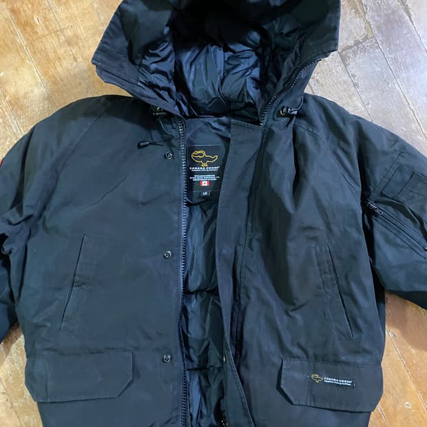 캐나다 구스 칠리왁 남성 블랙 패딩 L/G