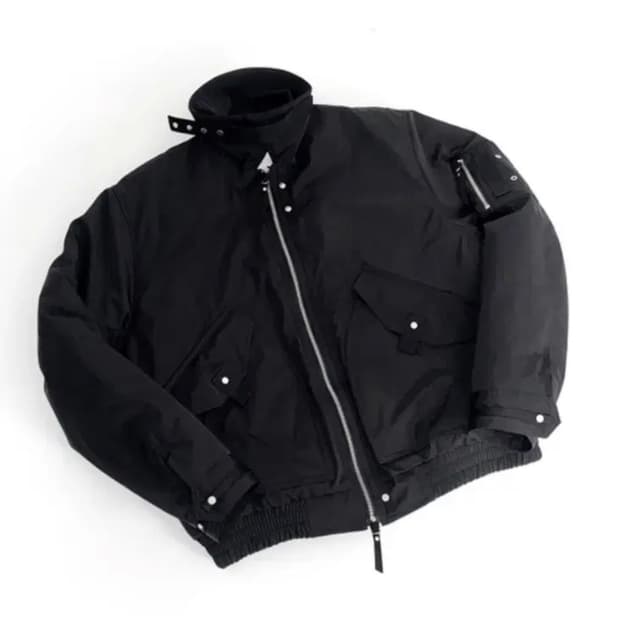 Haea 헤아 플라이트 봄버 자켓 블랙