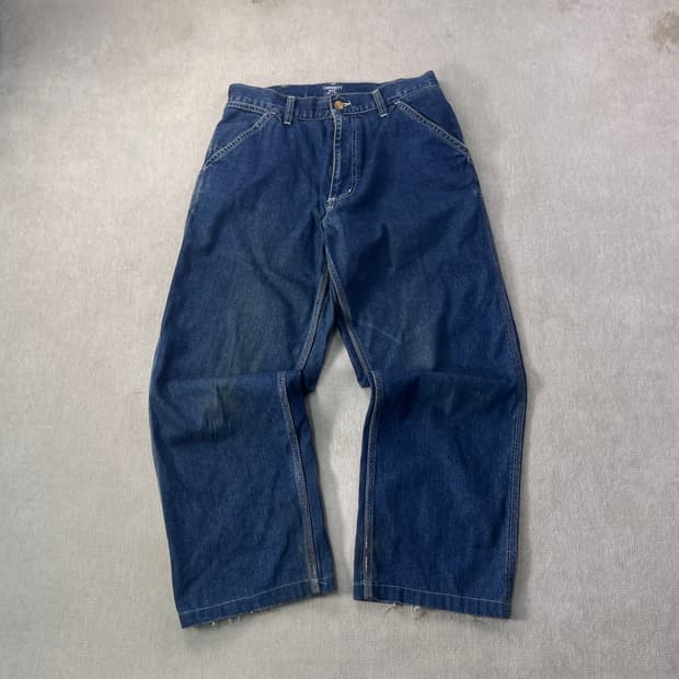 30 칼하트 wip 인디고 데님 팬츠