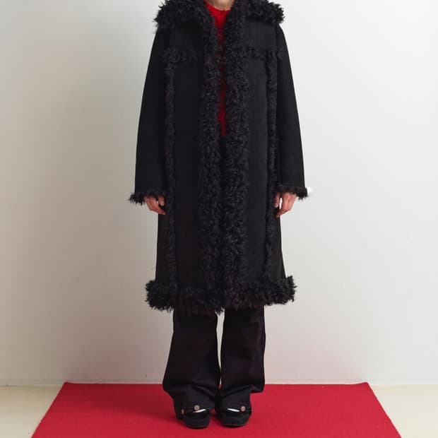 (교환)아옵트 브라운 교환 REVERSIBLE MUSTANG COAT 