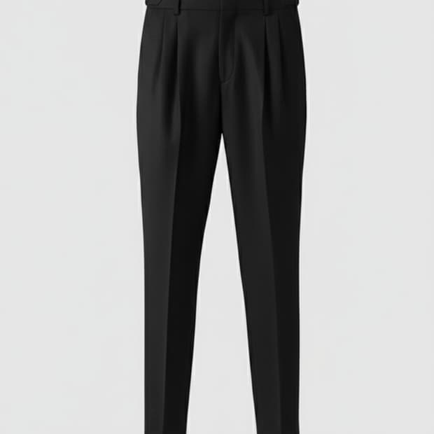 포커페이스 알프레드 브라운 트라우저 슬랙스 ONE PLETS PANTS