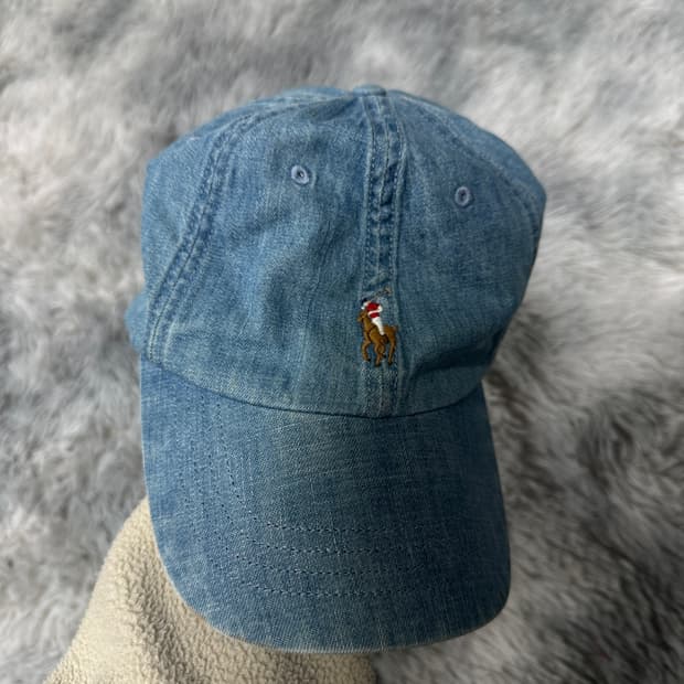폴로랄프로렌 데님볼캡 청모자 
