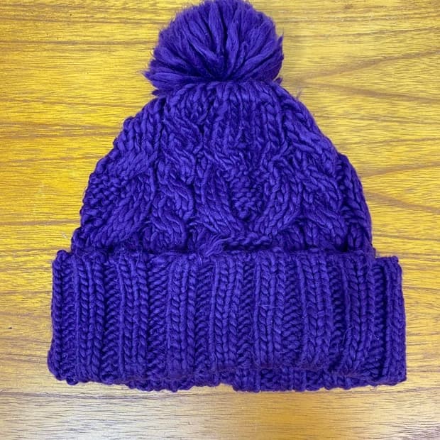 빈티지 퍼플 비니