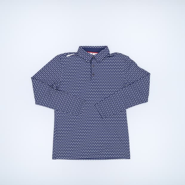 [95] 와이드앵글 골프 패턴긴팔티 0105H1