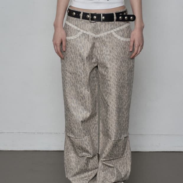 셋업이엑스이 베이지 카고팬츠