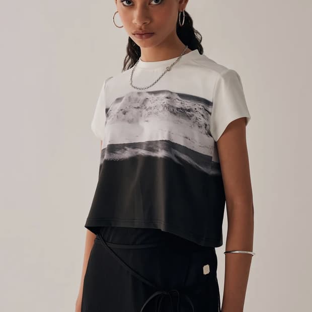 트리밍버드 summer wave T-shirts